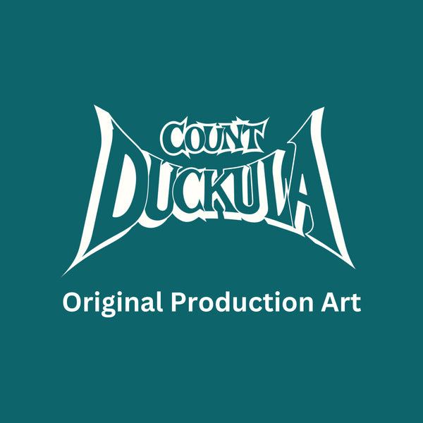Count Duckula Original Production Art