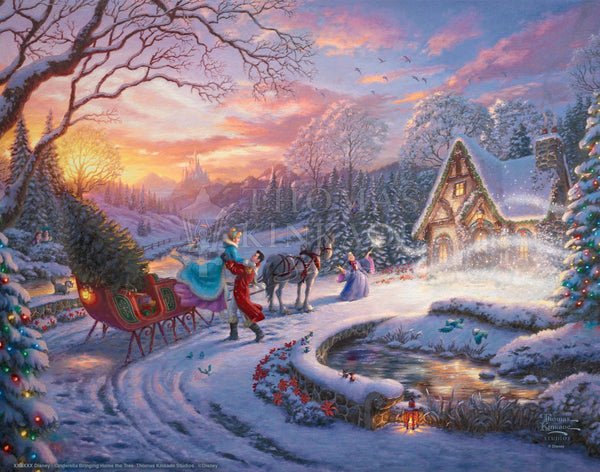 Disney Cinderella Bringing Home the Tree