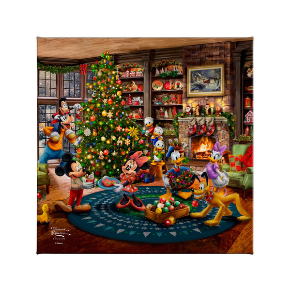 Disney Mickey and Minnie Trimming the Tree