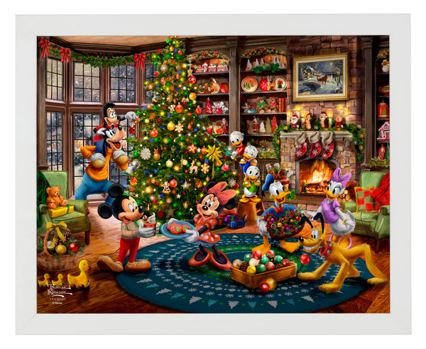 Disney Mickey and Minnie Trimming the Tree