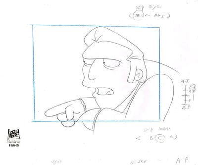 The Twisted World of Marge Simpson - Cel & Drawing Bundle