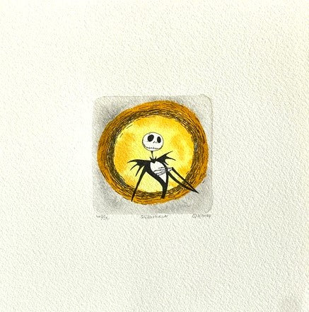 Jack Skellington #2 Etching