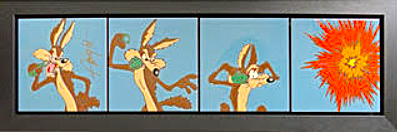 Wile E. Coyote Framed Tiles