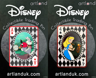 Rabbit Ace of Diamonds and Alice Four of Clubs Duo