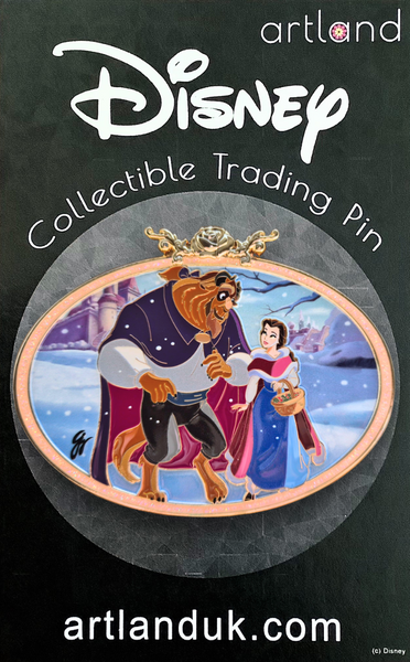 Lovers Winter Walk - Oval Series - On Alert!