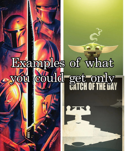 Star Wars Mystery Art Tube!