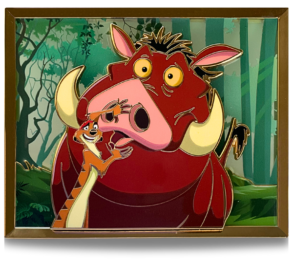 Pumbaa & Timon Stained Glass