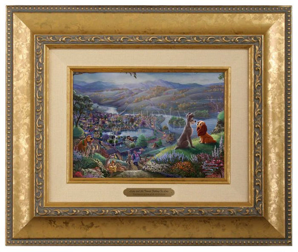 Disney Lady and the Tramp Falling in Love