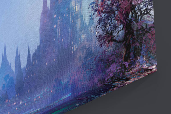 Race Through the Night - Canvas