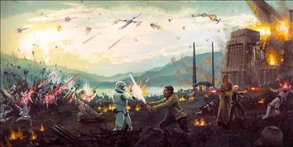 Attack on Takodana - Canvas