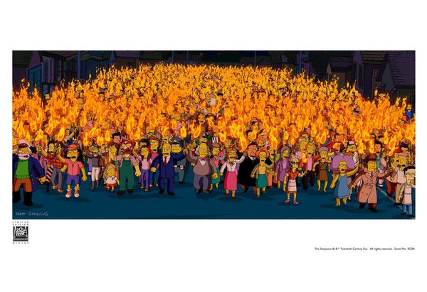 Mob with Torches