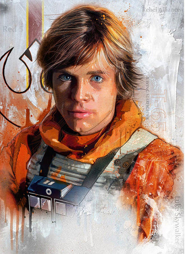 Star Wars - Trust the Force by Steve Anderson; lithograph limited edition art on paper