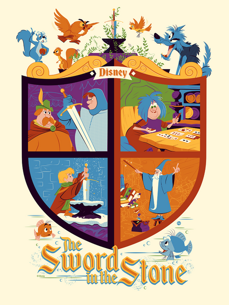The Sword in the Stone Crest