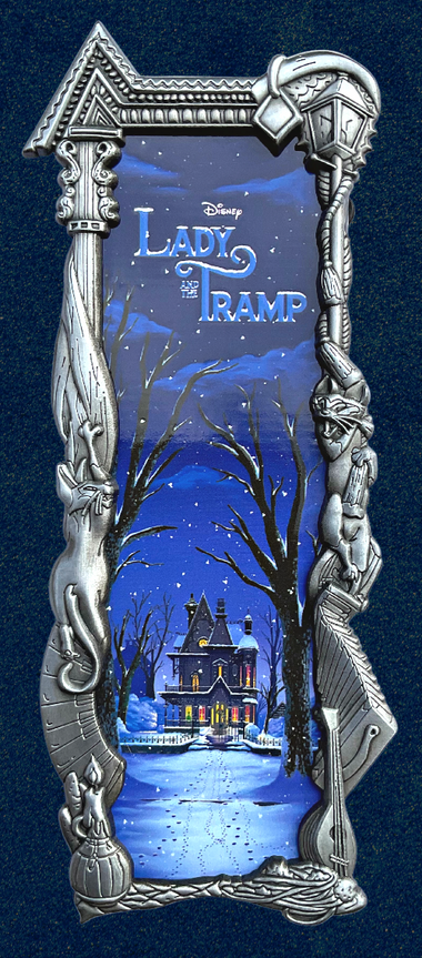 Lady and the Tramp Framed Pin