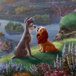 Disney Lady and the Tramp Falling in Love