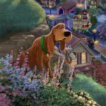 Disney Lady and the Tramp Falling in Love