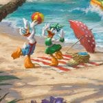 Mickey and Minnie in Hawaii