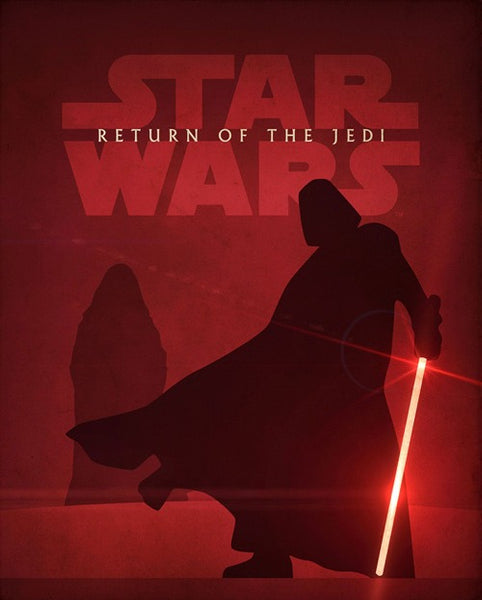 Star Wars - Return of the Jedi by Jason Christman; lithograph limited edition art on paper